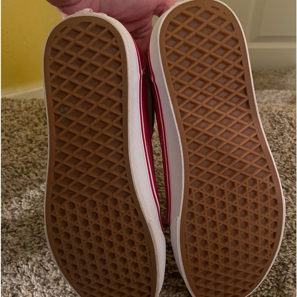 VANS WARD LO RED SNEAKER - MEN'S/WONENS - Picture 4 of 5